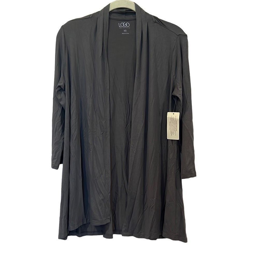 Logo Layers by Lori Goldstein Gray Shrug Sz.XS NWT